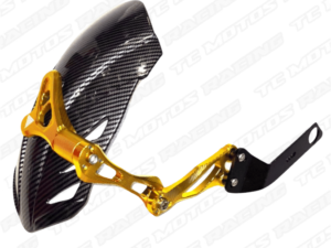 GUARDABARRO TRASERO ALUMINIO CARBONO DORADO (ACC2496)