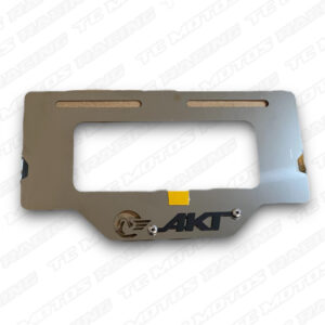 ACERO PORTA PLACA AKT 3D NEGRO (ACC499)