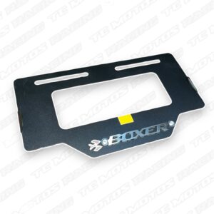 ACERO PORTA PLACA BOXER 3D CROMO (ACC1312)