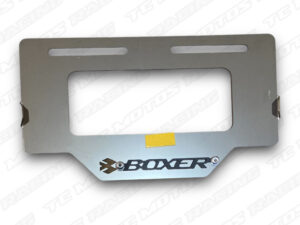 ACERO PORTA PLACA BOXER 3D NEGRO (ACC741)