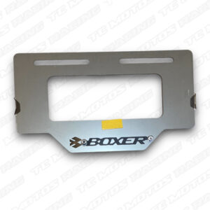 ACERO PORTA PLACA BOXER 3D NEGRO (ACC741)
