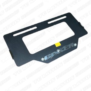 ACERO PORTA PLACA GIXXER 3D CROMO (ACC1323)