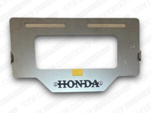 ACERO PORTA PLACA HONDA 3D NEGRO (ACC707)