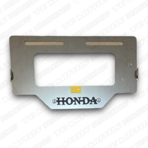 ACERO PORTA PLACA HONDA 3D NEGRO (ACC707)