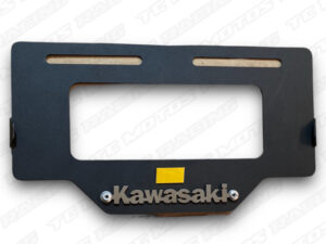 ACERO PORTA PLACA KAWASAKI 3D CROMO (ACC836)