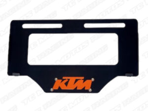ACERO PORTA PLACA KTM 3D NARANJA (ACC985)