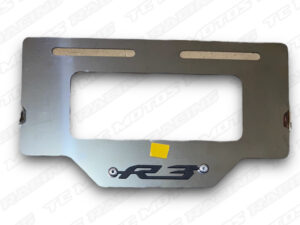 ACERO PORTA PLACA R3 3D NEGRO (ACC884)