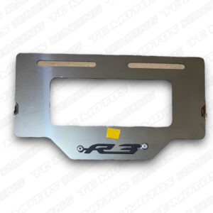 ACERO PORTA PLACA R3 3D NEGRO (ACC884)