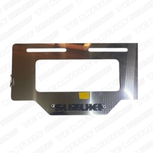 ACERO PORTA PLACA SUZUKI 3D NEGRO (ACC984)