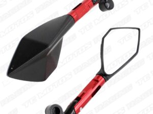 ESPEJOS LUJO 5 PUNTAS TIPO RIZOMA ROJO (MIC1181)