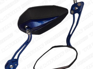 ESPEJOS LUJO ALUMINIO PUNTA DIAMANTE AZUL (MIC2647)