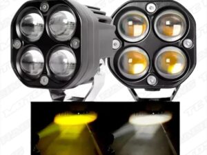 EXPLORADORA LED CUADRADA 4 LUPAS MINI PAR (ACC2291)