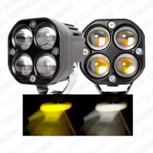 EXPLORADORA LED CUADRADA 4 LUPAS MINI PAR (ACC2291)