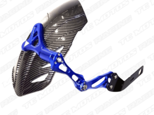 GUARDABARRO TRASERO ALUMINIO CARBONO AZUL (ACC2497)