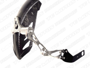 GUARDABARRO TRASERO ALUMINIO CARBONO PLATA (ACC2336)