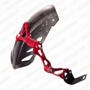 GUARDABARRO TRASERO ALUMINIO CARBONO ROJO (ACC2105)