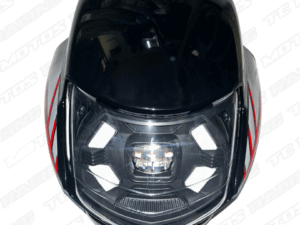 FAROLA LED CON CARENAJE ECO 100 DELUXE ROJA (ACC2543)
