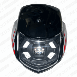 FAROLA LED CON CARENAJE ECO 100 DELUXE ROJA (ACC2543)