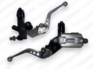 MANIGUETA DE ALUMINIO CON BOMBA DE FRENO DE LUJO PLATA (ACC2277)