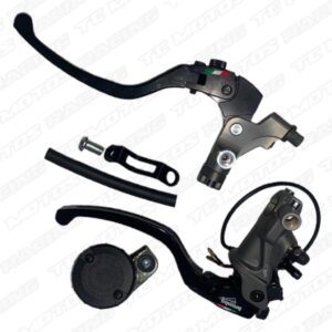 MANIGUETAS CON BOMBA TIPO BREMBO RC 19 DEPOSITO GRANDE GRIS (ACC990)