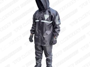 TEXTIL CONJUNTO IMPERMEABLE SUDADERA TCM RACING NEGRO TALLA S (ACC849)