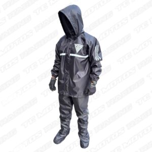 TEXTIL CONJUNTO IMPERMEABLE SUDADERA TCM RACING NEGRO TALLA S (ACC849)