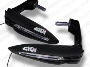 ROMPEVIENTO TIPO GIVI CON DIRECCIONAL ARTICULADO NEGRO (ACC1104)