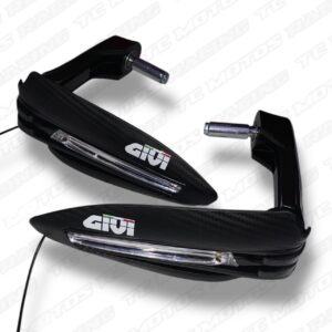 ROMPEVIENTO TIPO GIVI CON DIRECCIONAL ARTICULADO NEGRO (ACC1104)