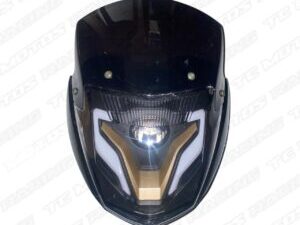 FAROLA LED CON CARENAJE YBR 125 ESD NEGRA (ACC2453)