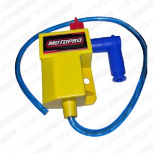 BOBINA DE ALTA + CDI RACING AKT CON CABLE DE ALTA TRASLUCIDO (ACC2504)