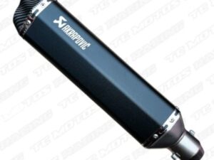 EXOSTO AKRAPOVIC 6 LADOS DOBLE SALIDA LARGO 470 MM NEGRO (ACC2251)