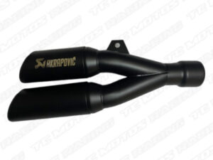 EXOSTO AKRAPOVIC DOBLE SALIDA NEGRO (ACC233)