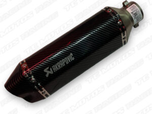 EXOSTO AKRAPOVIC TIPO 6 LADOS DOBLE SALIDA CARBONO (ACC791)