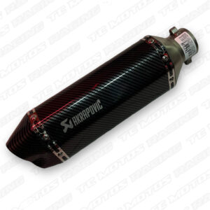 EXOSTO AKRAPOVIC TIPO 6 LADOS DOBLE SALIDA CARBONO (ACC791)
