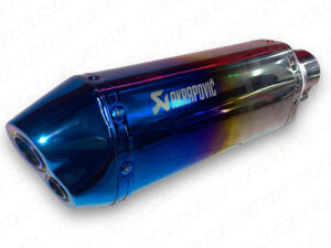 EXOSTO AKRAPOVIC TIPO 6 LADOS DOBLE SALIDA TORNASOL (ACC1200)
