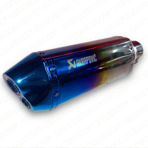 EXOSTO AKRAPOVIC TIPO 6 LADOS DOBLE SALIDA TORNASOL (ACC1200)