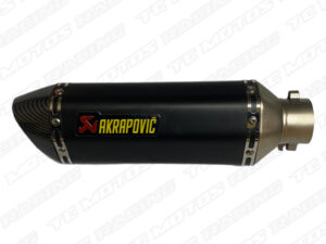 EXOSTO AKRAPOVIC TIPO 6 LADOS NEGRO (ACC232)