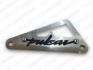 TAPA GUARDABARRO LATERAL ACERO CROMO PULSAR NS 3D NEGRO (ACC451)