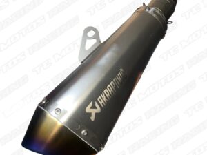 EXOSTO AKRAPOVIC 5 LADOS PLATEADO (ACC2476)