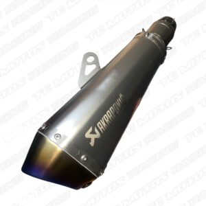 EXOSTO AKRAPOVIC 5 LADOS PLATEADO (ACC2476)
