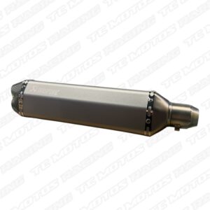 EXOSTO AKRAPOVIC 6 LADOS DOBLE SALIDA LARGO 470 MM TITANIO (ACC2252)