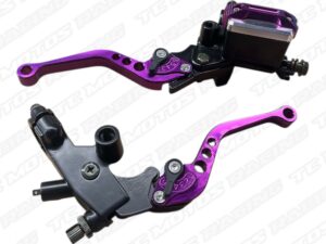 MANIGUETA DE ALUMINIO CON BOMBA DE FRENO DE LUJO MORADA (ACC2367)