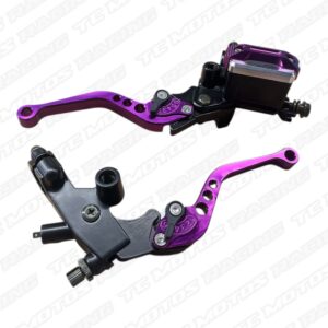 MANIGUETA DE ALUMINIO CON BOMBA DE FRENO DE LUJO MORADA (ACC2367)