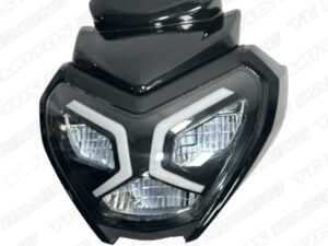 FAROLA LED CON CARENAJE TVS 125 RAIDER NEGRA