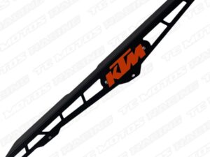 GUARDA CADENA ACERO NEGRO KTM AG/NG 3D NARANJA