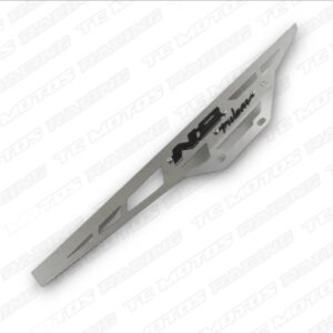 GUARDA CADENA ACERO CROMO PULSAR 150/160/200 NS 3D NEGRO (ACC889)