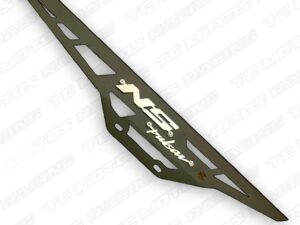 GUARDA CADENA ACERO NEGRO PULSAR 150/160/200 NS 3D CROMO (ACC2174)