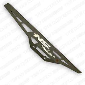 GUARDA CADENA ACERO NEGRO PULSAR 150/160/200 NS 3D CROMO (ACC2174)