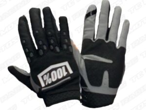 GUANTE PUNTOS NEGRO/GRIS 100% (ACC245)