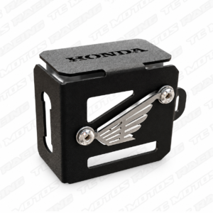 PROTECTOR BOMBA FRENO TRASERO ACERO NEGRO HONDA ALAS 3D CROMO (ACC3215)